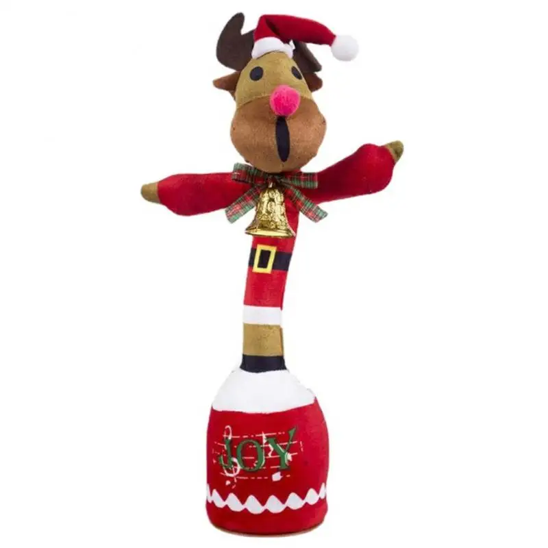 

Рождественский Декор для раннего образования, нестирающаяся электронная игрушка Санта-Клаус, искусственная игрушка, плюшевая кукла Санта-...