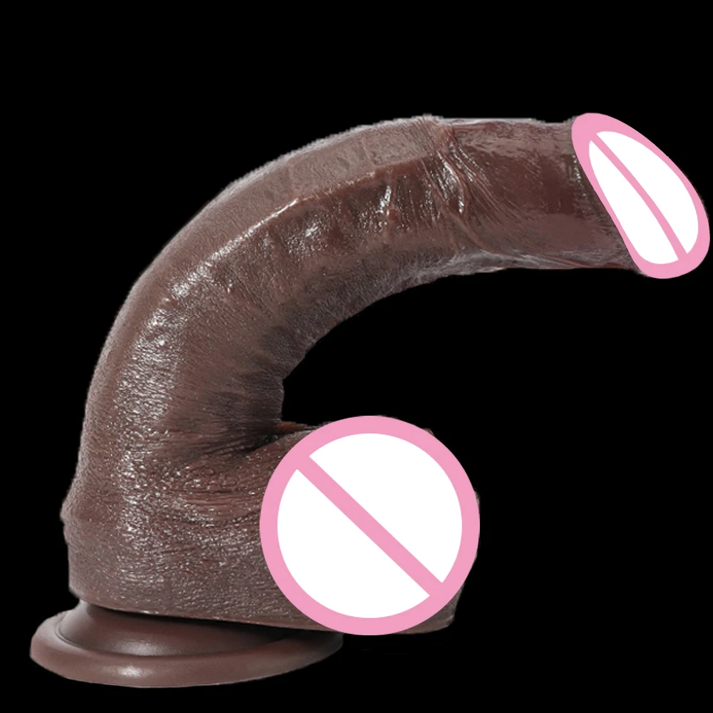 Реалистичный фаллоимитатор с присосками для мужчин гибкая Вагина точки G