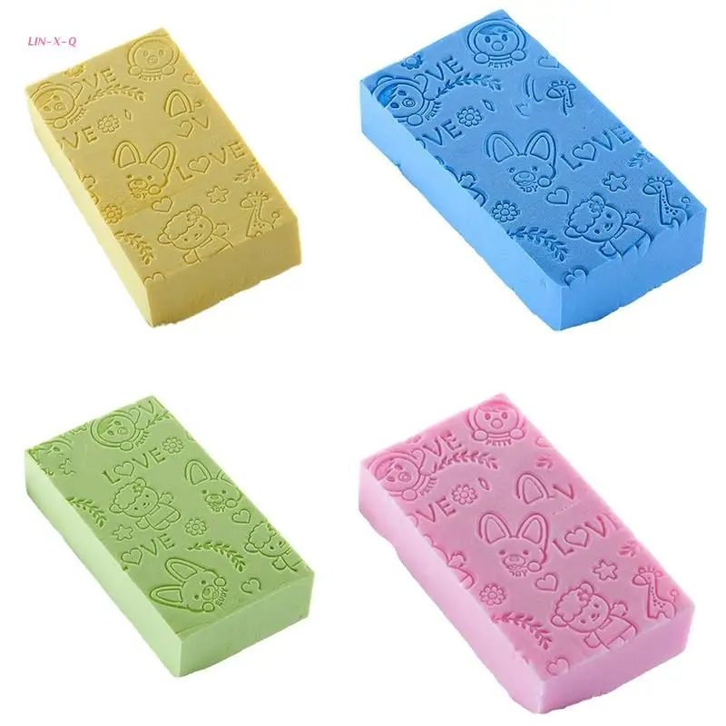 

51BC Exfoliating Bath Body Shower Sponge Spa Scrub Exfoliator Dead Skin Remover for Women Men Kids Baby Adults