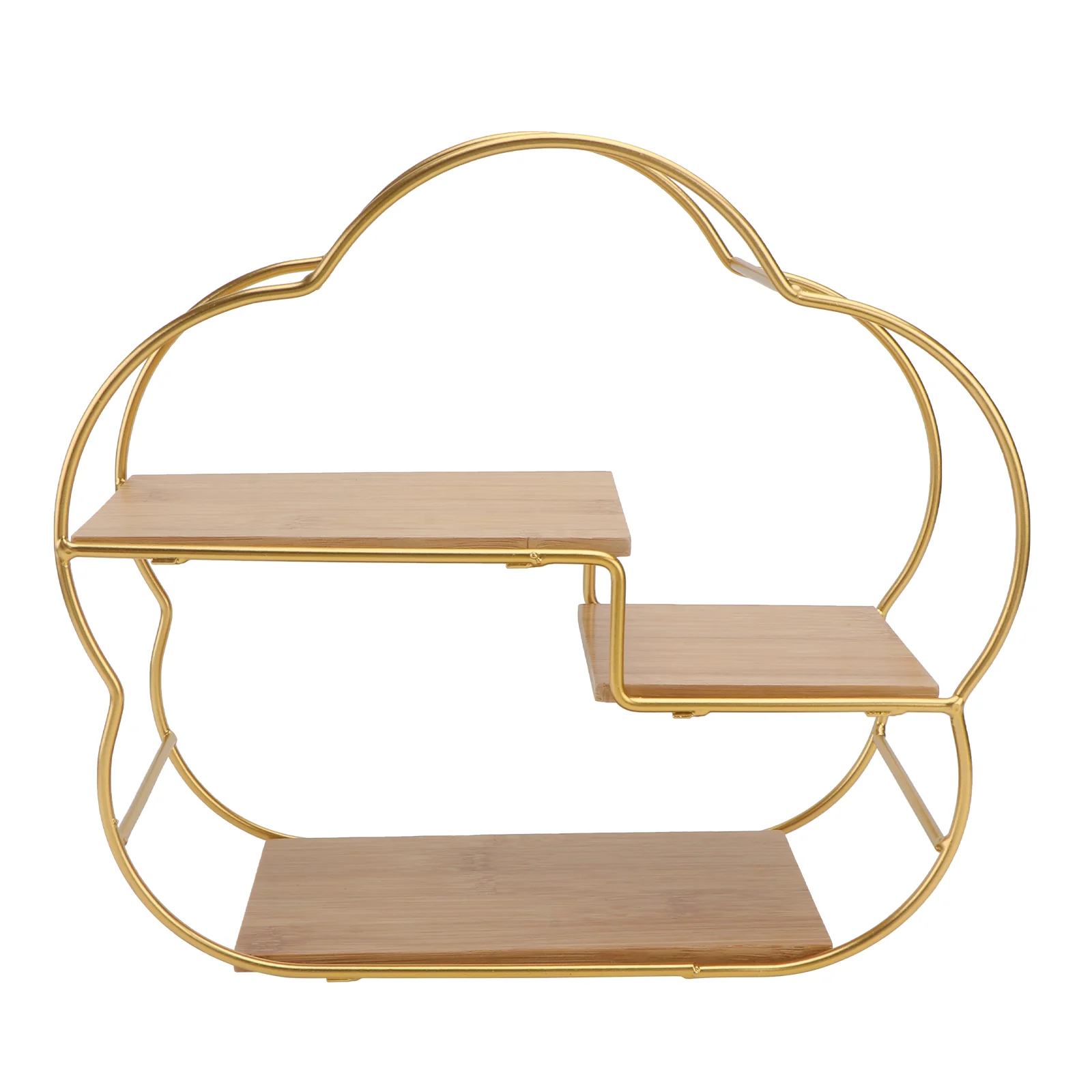 

1pc Delicate Iron Rack Wall-mounted Shelf Creative Storage Basket for Home (Random Style)