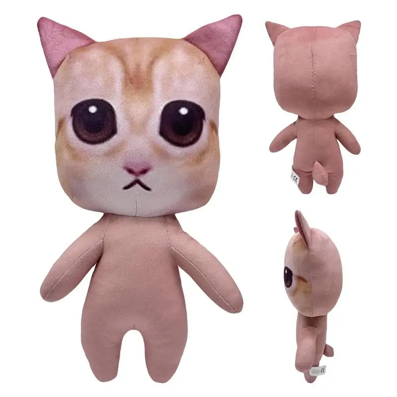

Плюшевая кошка, кошка, набивные животные, искусственная Набивная игрушка, функция обнимания, мягкая и удобная форма кошки для школы, парка развлечений