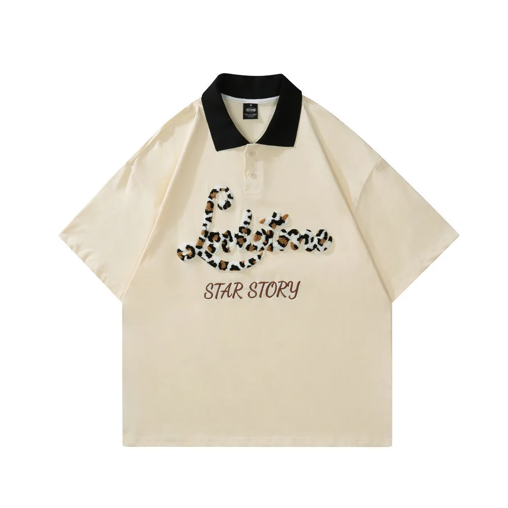 

2022 Summer New Hip Hop Fashion Printing Loose Men Polos T-Shirts MT00012259