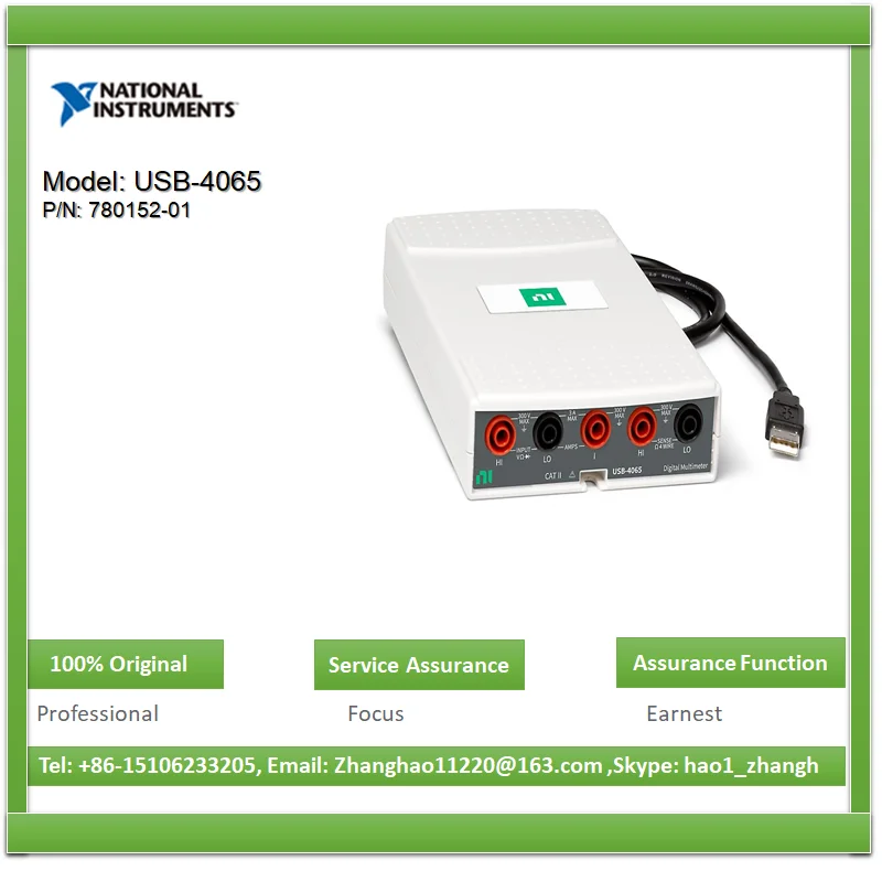 

NI USB-4065 Digital Multimeter Equipment 780152-01 In Stock