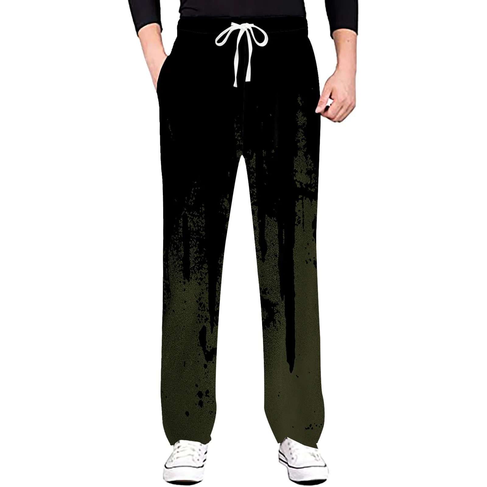 

Men's Four Seasons Fashion Business Casual Long Pants Suit Pants Males Elastic Straight Formal Trousers Plus Big Size