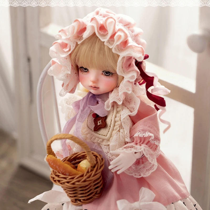 Подлинная кукла Shuga Fairy 16 Bjd Thea, полный набор, кавайная античная кукла, розовая одежда, наряд Лолиты, макияж, фигурка из смолы, модель в подарок (art.: 3920d351ebae0) - 3920d351ebae0