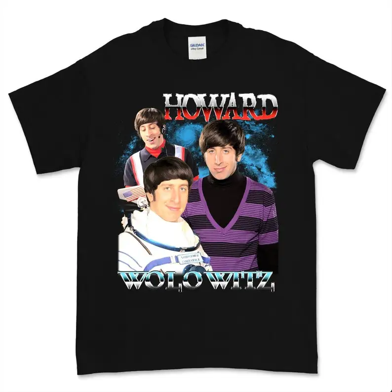 

HOWARD WOLOWITZ Vintage T Shirt Homage, men T-shirt Tv Pop Culture