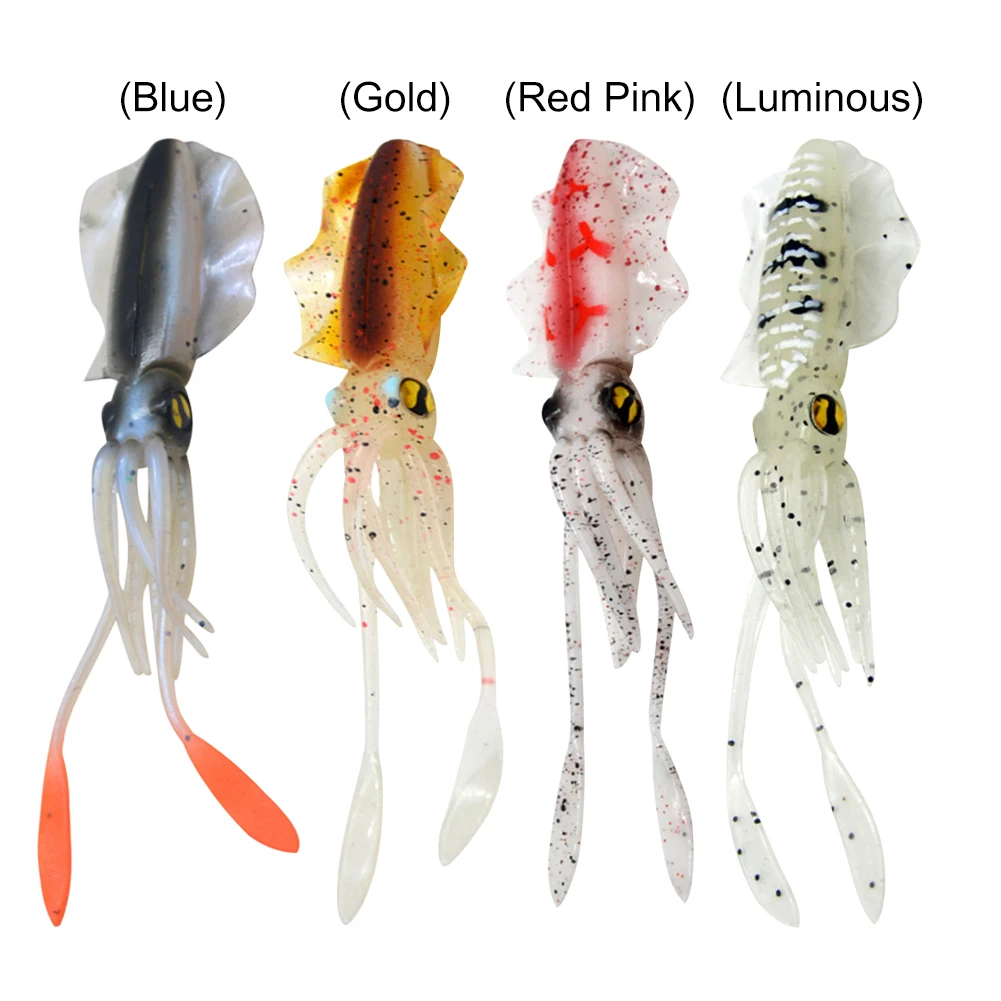 

15cm 20g Bionic Simulation Squid Sea Fishing Lures Crankbait Artificial Wobbler Soft Bait Fishing Tackle Accessories Tools