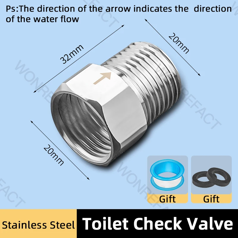 

Односторонний обратный клапан Wonrefact для унитаза
