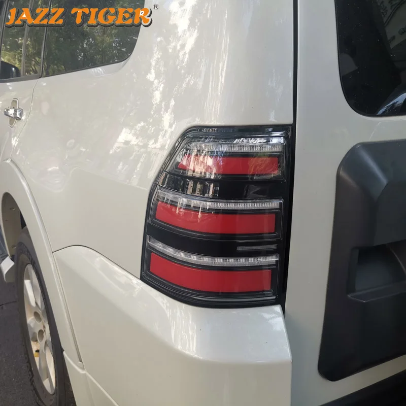 

Автомобильный светодиодный задний фонарь для Mitsubishi Montero Pajero 2006- 2020 12 в задний ходовой фонарь тормоз задний динамический сигнал поворота Задний фонарь