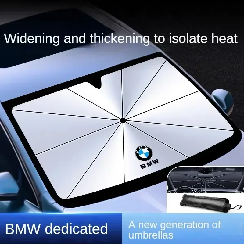 Фото Новый солнцезащитный зонт-шторка для лобового стекла BMW 1/2/3/5 серии E90 GT X1 X2 X3 X4 X5 X6 (2025 год), аксессуар для автомобиля №1