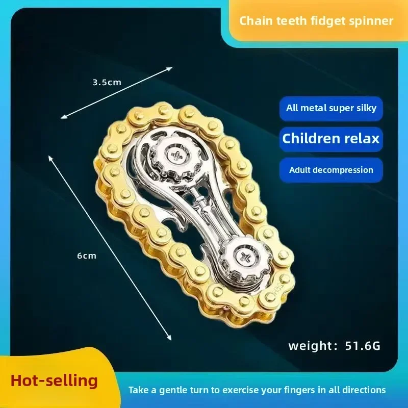 Звездочка, маховик, летающий верх, летающий диск, анти-тревожные украшения, металлическая велосипедная цепь, EDC, вращающийся летающий диск, игрушка для взрослых летающий верблюд