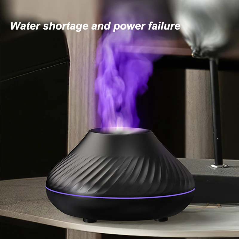 7 Colors Essential Oil Aromatherapy Machine Electric Humidifier With Lavender Oil Gift Spray Mister With Flame Atmosphere Lamp enlarge