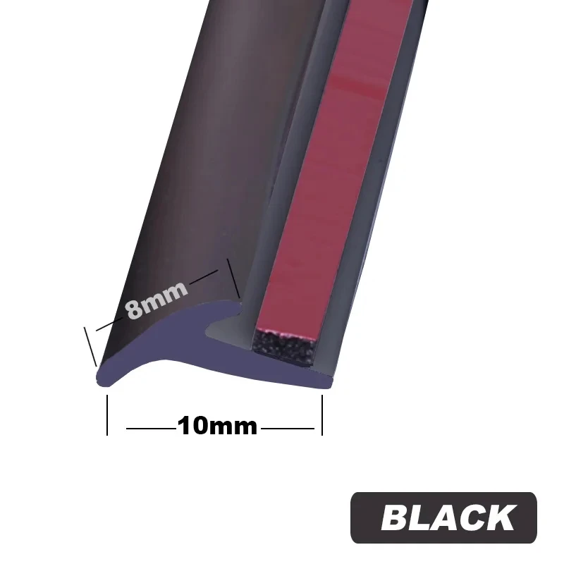 

Автомобильная резиновая уплотнительная лента 2 м, универсальная уплотнительная лента для дверей автомобиля, наклонная T-образная Погодостойкая отделка краев, аксессуары для интерьера автомобиля