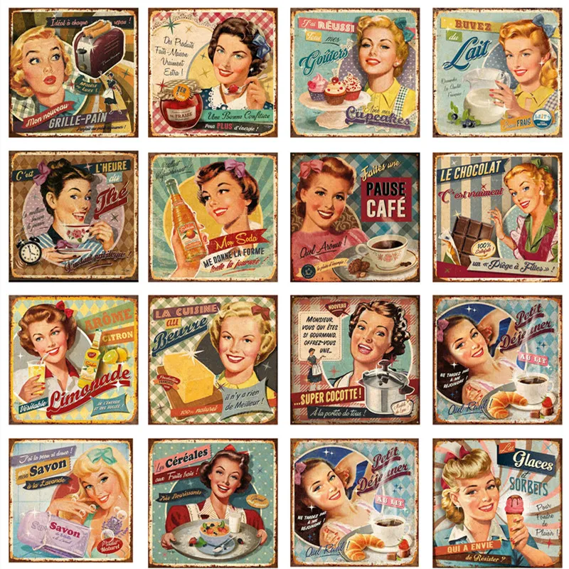 

20Pcs/Pack Vintage Delicious Food Poster Sticker DIY Craft Scrapbooking Album Junk Journal Decorative Stickers