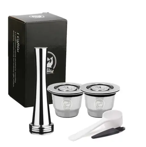 ICafilasiCafilas Vip Link For Nespresso Reutilisable Refillable Capsule Crema Espresso Reusable New Refillable For Nespresso