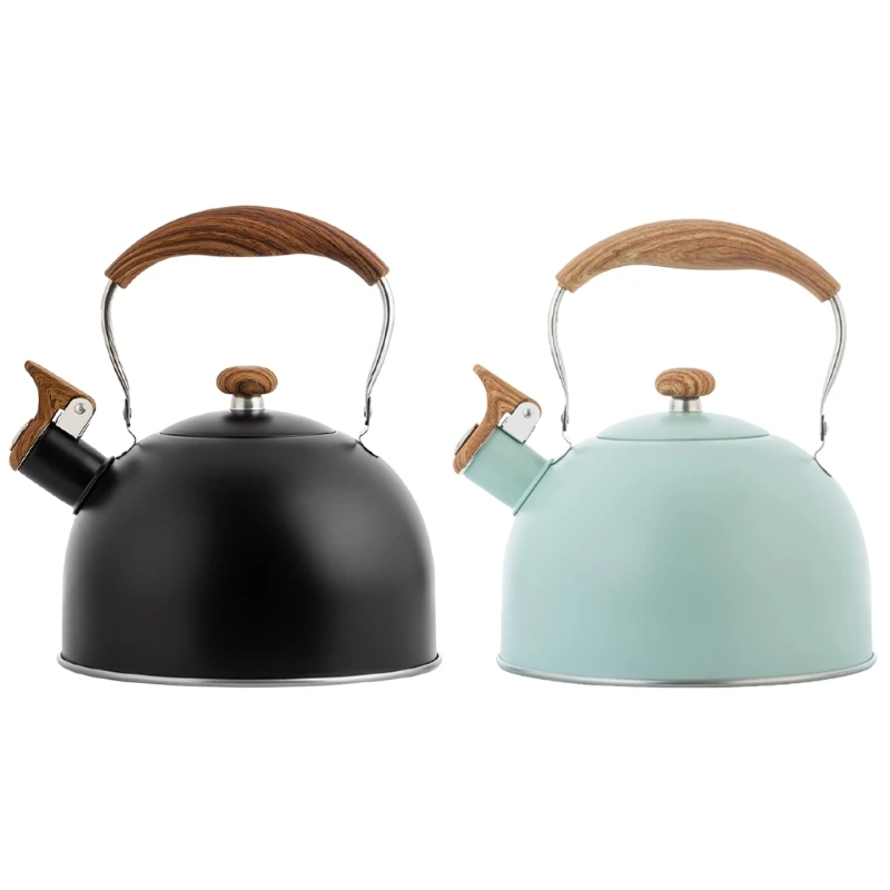 

Whistling Kettle 2.5L Stainless Steel Whistle Tea Kettle Water Bottle Tea Pot Kitchenware For Gas Stove Induction Cooker