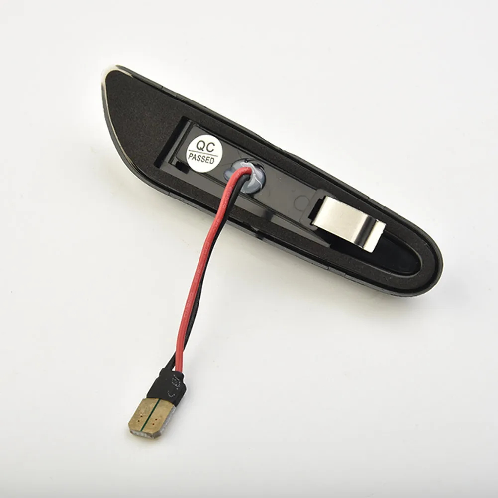 

2Pcs Smoke Lens Dynamic LED Turn Signal Side Marker Light Dynamic Flowing LED Turn Signal Side Marker Light Blinker For BMW