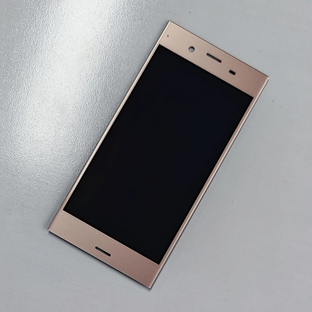 Фото Оригинальный ЖК-дисплей 5,2 дюйма для Sony Xperia XZ1, ЖК-дисплей с цифровым преобразователем сенсорного экрана в сборе для Sony XZ1 G8341 G8342, ЖК-дисплей + рамка, задняя крышка №4