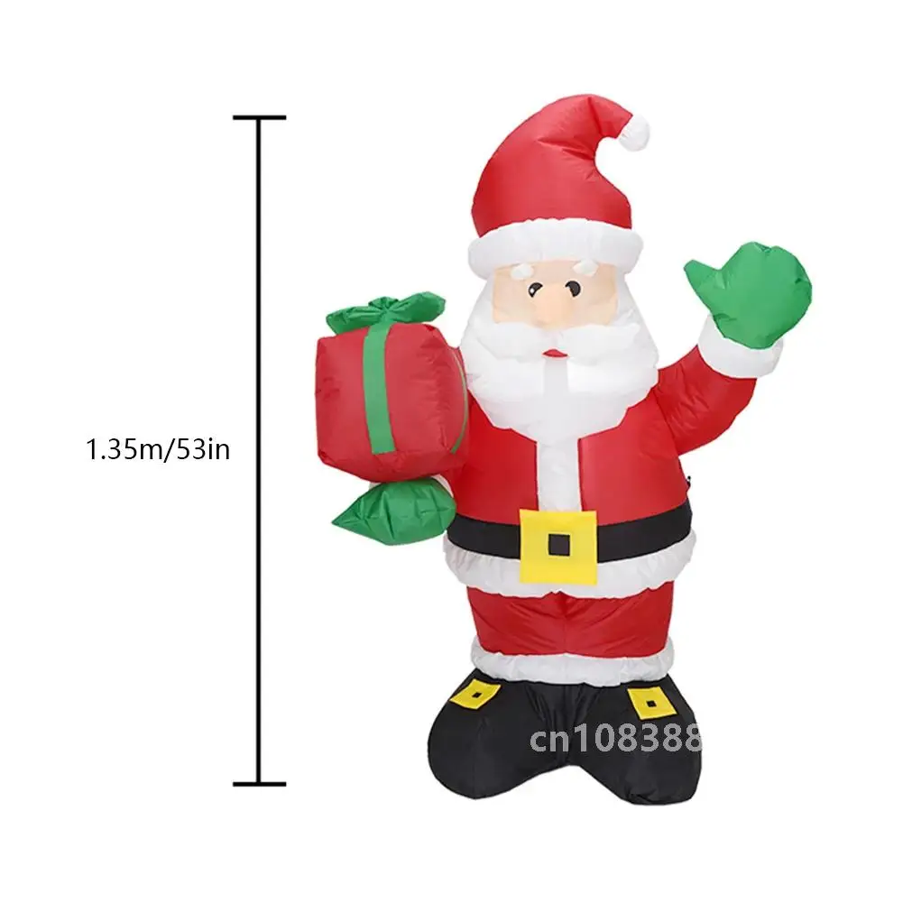 Рождественские надувные лодки светящиеся снеговики пингвины Санта-Клаус