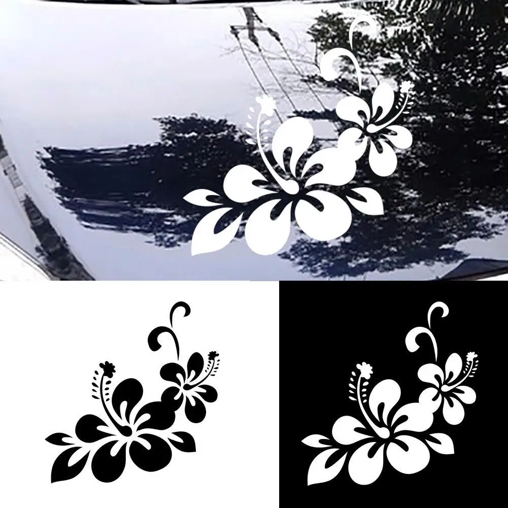 

Персонализированная наклейка, цветок, цветок, автомобильная наклейка, самоклеящаяся наклейка на корпус, окно, водостойкая ПВХ наклейка