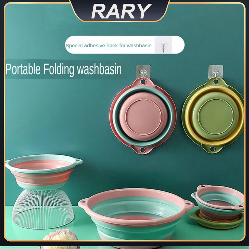 

Plastic Folding Basins Travel Folding Wash Laundry Basin Portable Wash Basins Baby Bath Basin Bathroom Kitchen Household Supplie