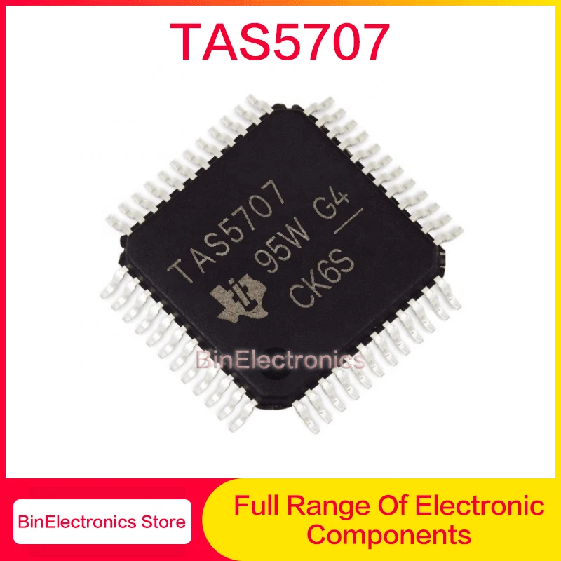 

5PCS TAS5707 QFP-48 New original ic chip In stock