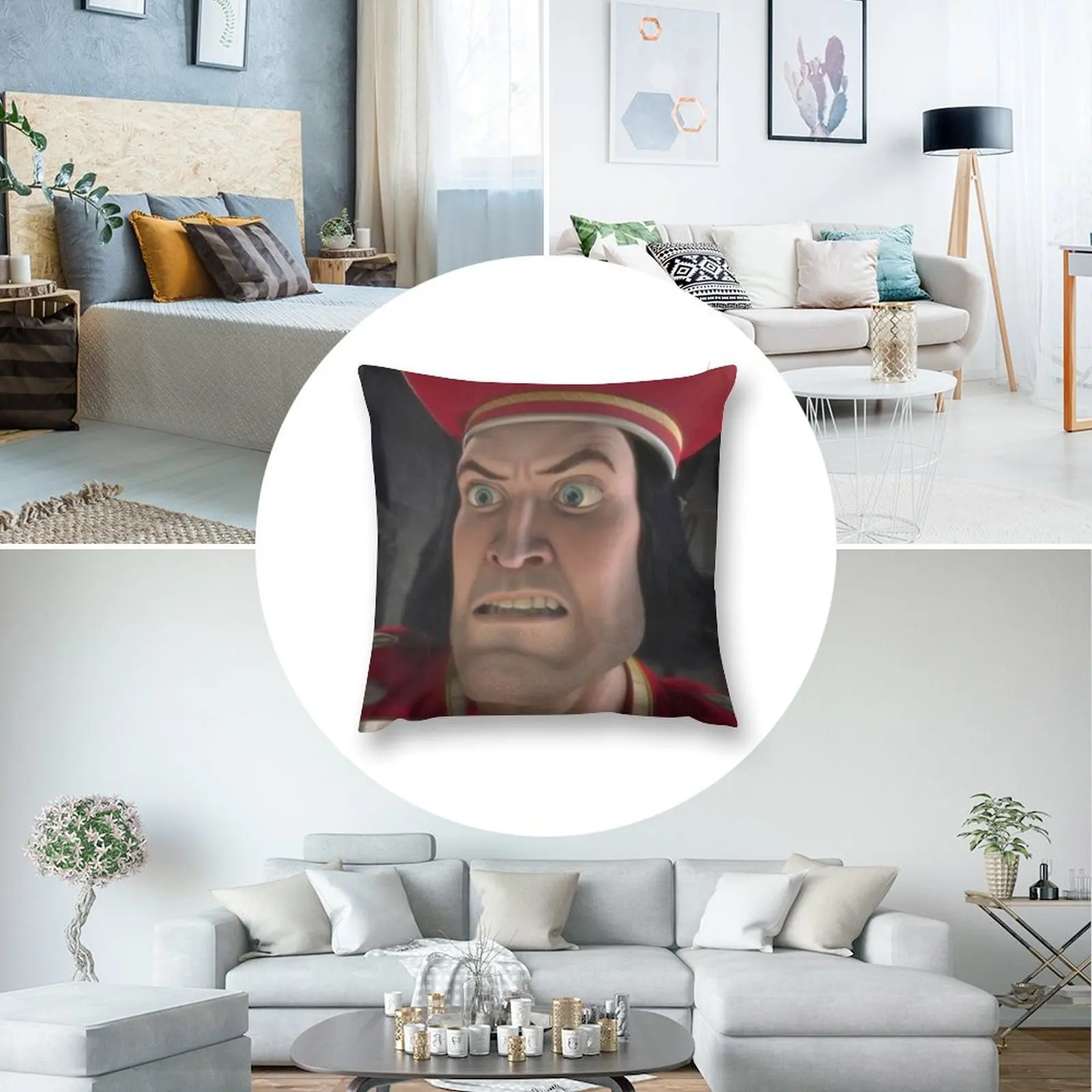 Подушка Lord Farquaad наволочка наволочки для подушек подушка