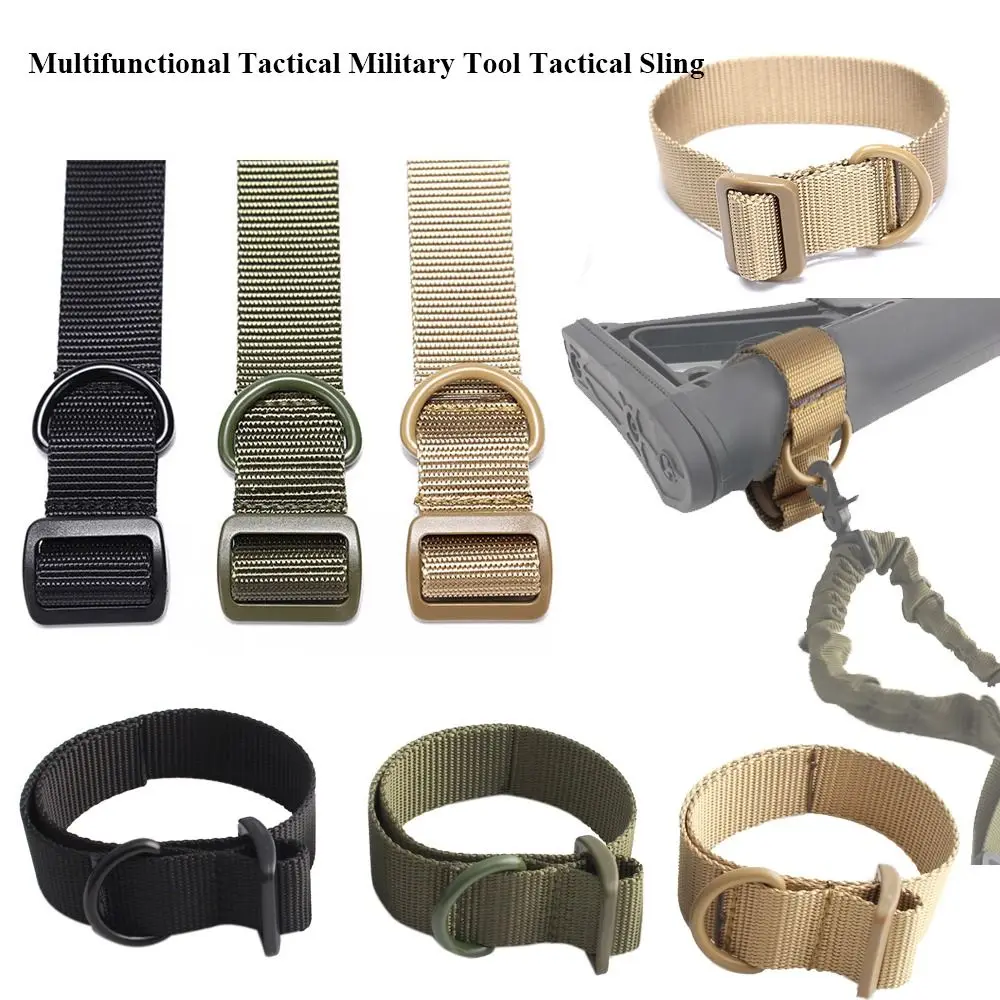 

3 Colors Tactical Tool Sling High Quality Outdooor Tool Multifunctional Mount Strap Loop Adapter Hunting Accesspries