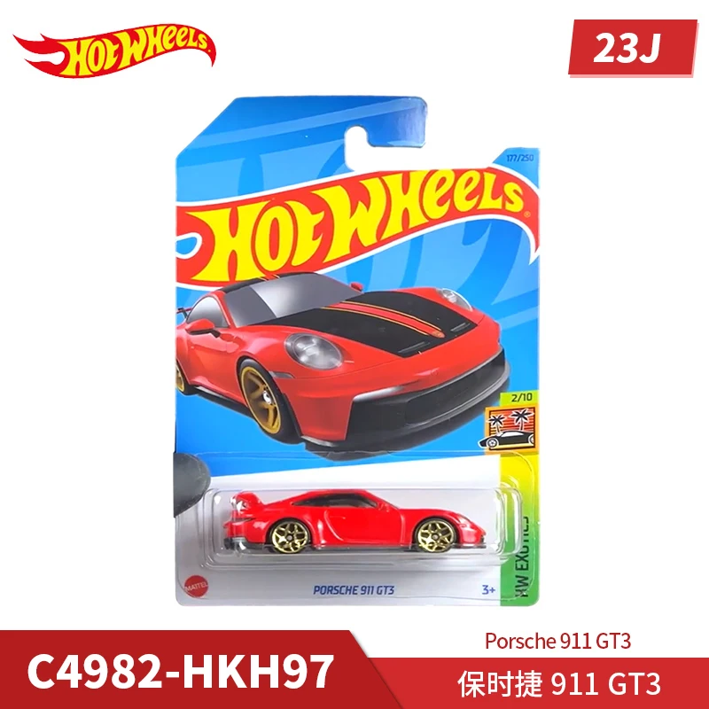 Фото Коллекционная модель Hot Wheels 2023 года: Porsche 911, Volkswagen ID, Aston Martin, масштаб 1:64, литые игрушечные машинки C4982 23L №4