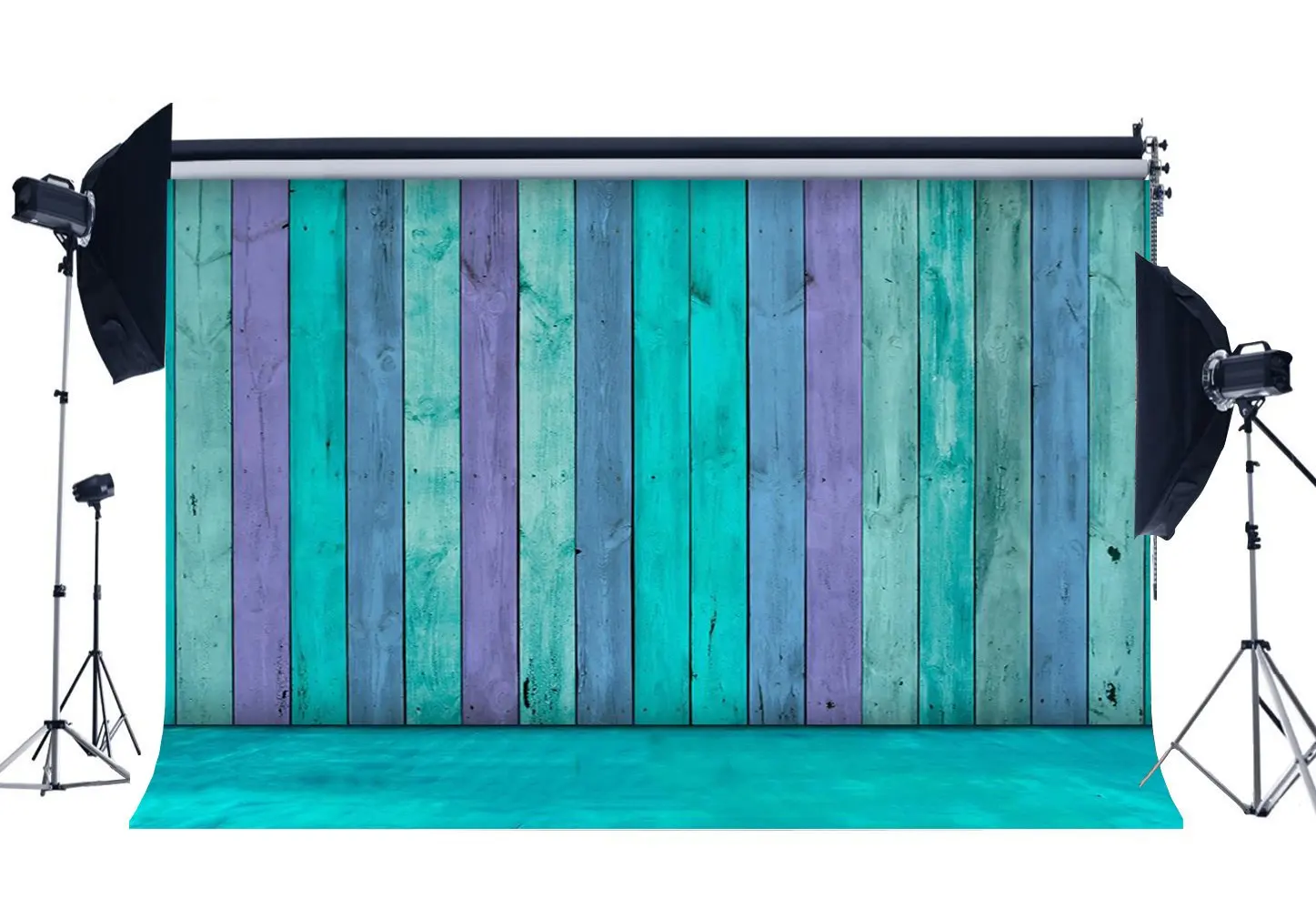 

Photography Backdrops Weathered Multicolor Paint Wood Wall Nostalgia Wooden Floor Kids Children Portraits Photo Background