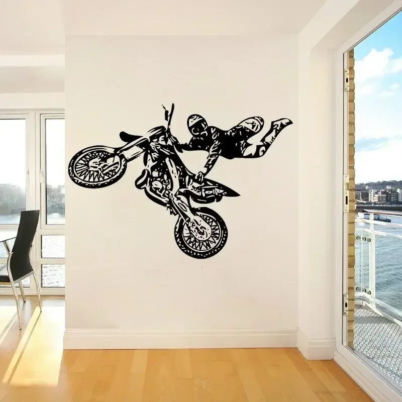 Наклейка на стену для мотокросса бесплатный стиль ATV Quad Motor Dirt Bike наклейка окно