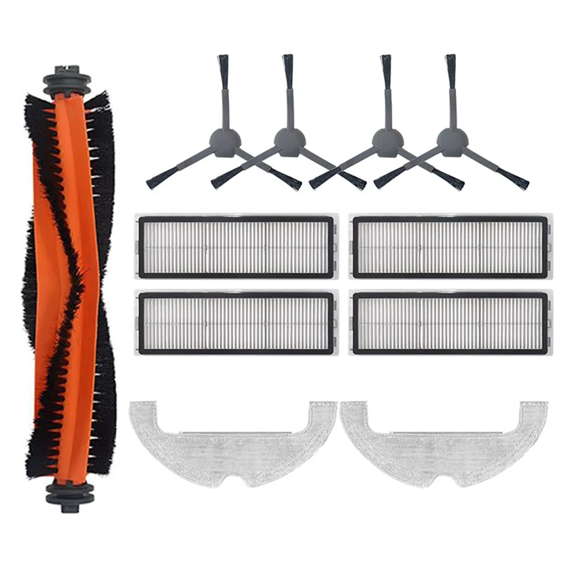 

For Dreame L10 PLUS Robot Vacuum Cleaner Main Brush Side Brush HEPA Filter Mop Cloth Replacement Accessories Parts
