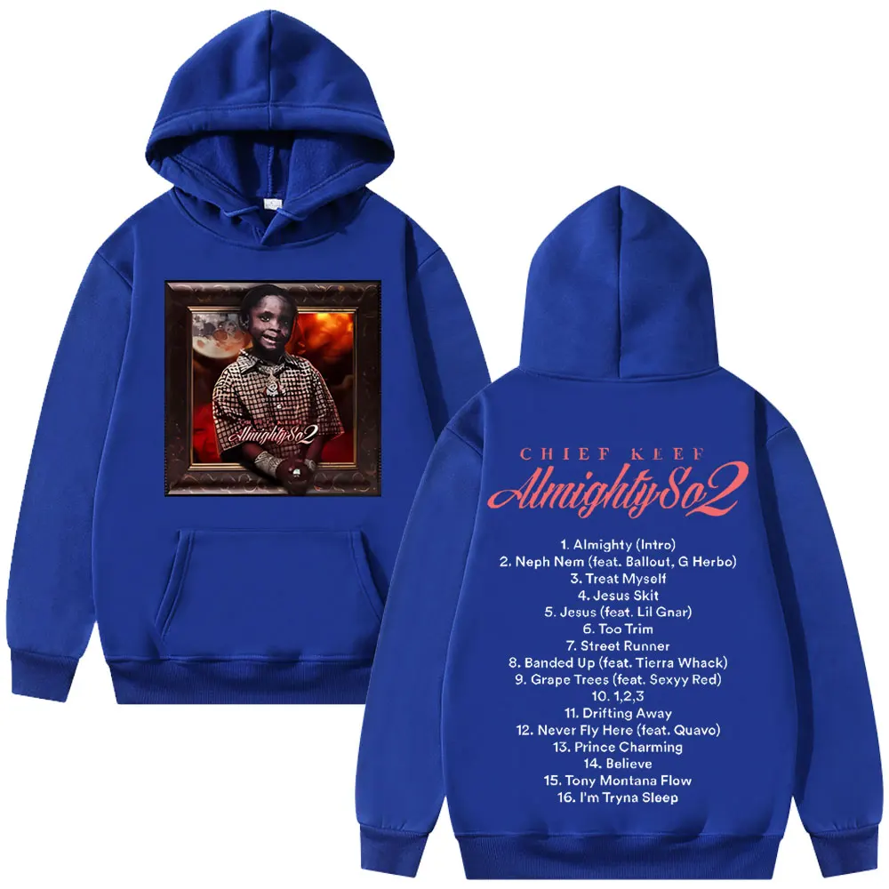 Фото Rapper Chief Keef Hip Hop Oversized Hoodie Almighty So 2 Graphic Hoodies Men Women Clothing Fashion Sweatshirt Men's Streetwear №2