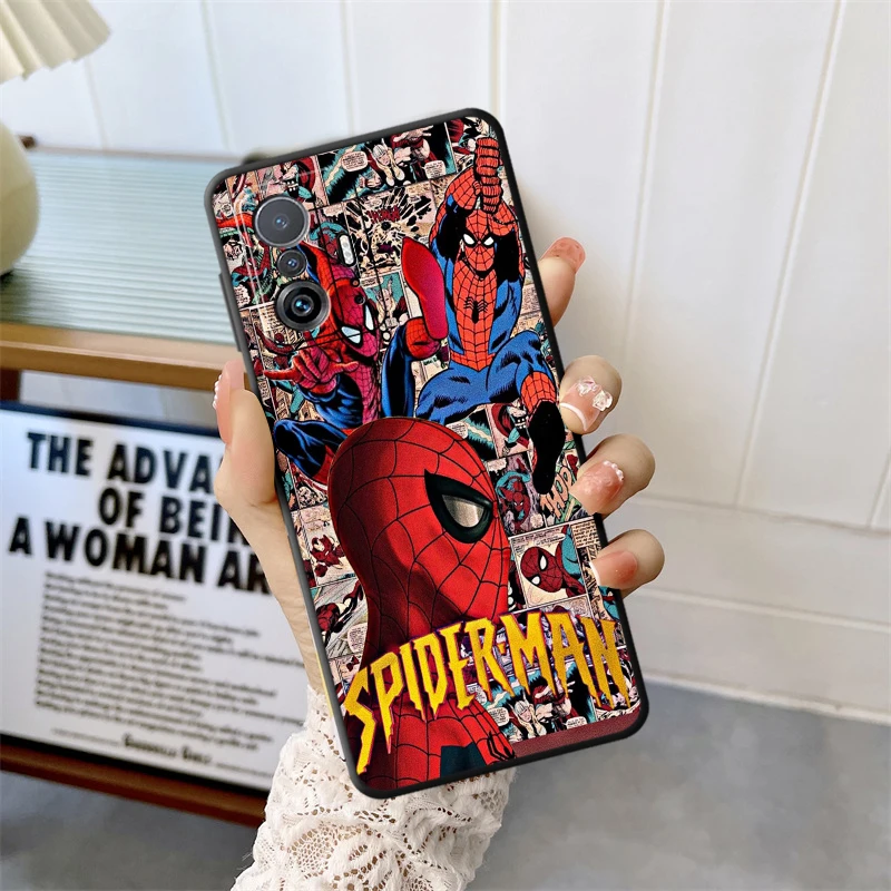 Чехол для телефона Marvel Spider Man Redmi 9A 9i 9C 9T 10 2022 10C 10A 12C 13C 14C K40 Pro A1 A2 Plus A3 A3x A4 soft shell