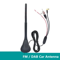 dab fm car aerial radio splitter amplified digital antenna compatible for dab amfm radio jvc with smb