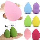 Спонж для нанесения пудры, 19 видов стилей г., мягкий спонж для женской основы для макияжа, аксессуары в форме капли водытыквы