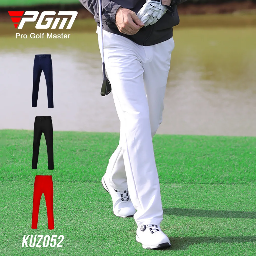 

PGM Men Golf Pants Male Spring Autumn Trousers High-Elastic Casual Golf Tennis Long Pants Slim Fit Soft Sports Pant XXS-XXXL