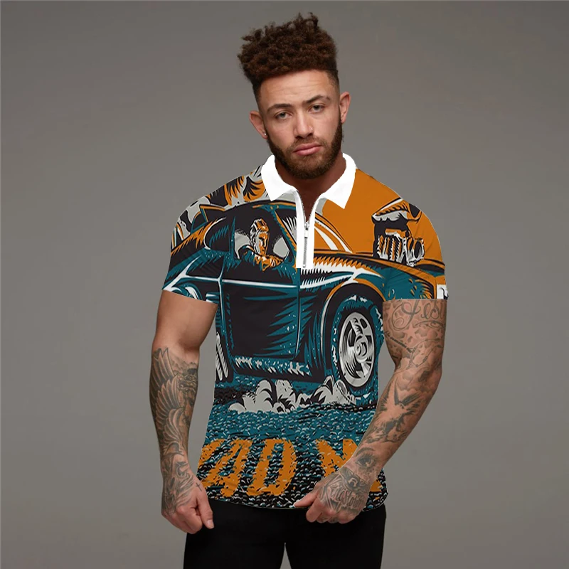 

2022 Brand Casual Summer Straight Short Sleeve Men's Polo Shirt Jersey Luxury Men's T-Shirt Fashion Men's
