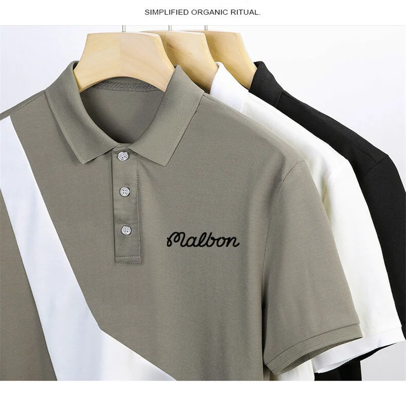 Men's Golf Shirt Short Sleeve T-shirt Men's Sweatshirt Quick drying Summer Embroidery LOGO