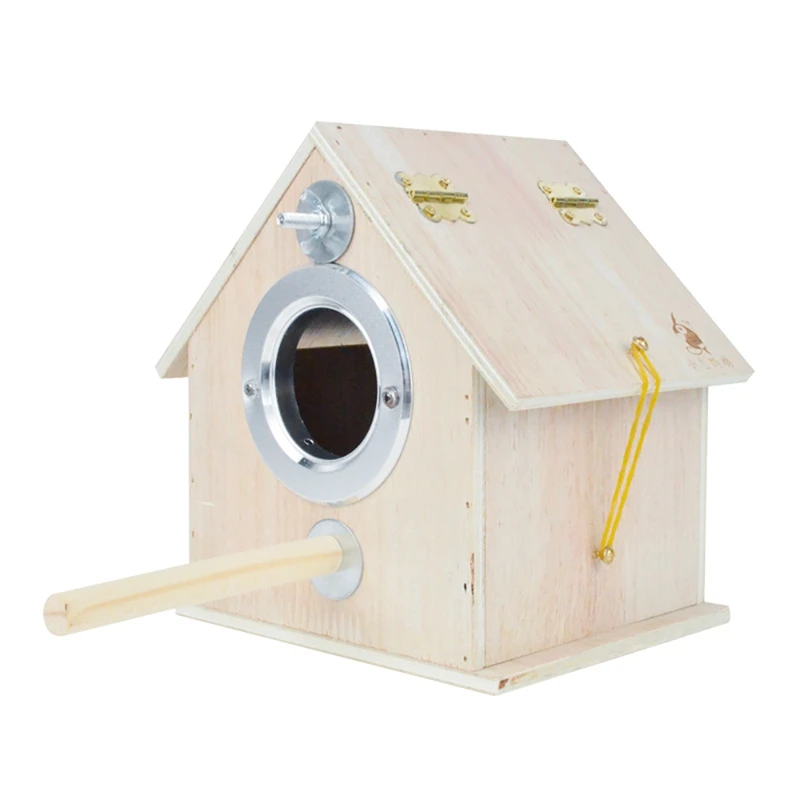 

Bird's Nest Parrot Breeding Box Outdoor Breeding Box Bird Garden Shelter Perch Residence