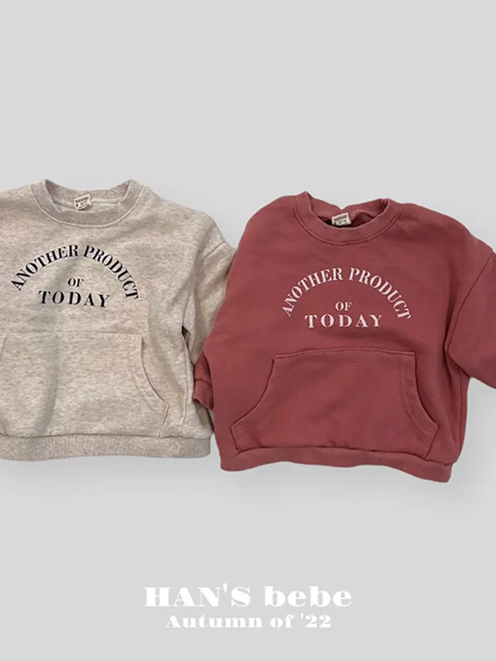 

Детская одежда, Толстовка на весну и осень, Детская толстовка с буквенным принтом, одежда для мальчиков и девочек, хлопковый топ с длинным рукавом