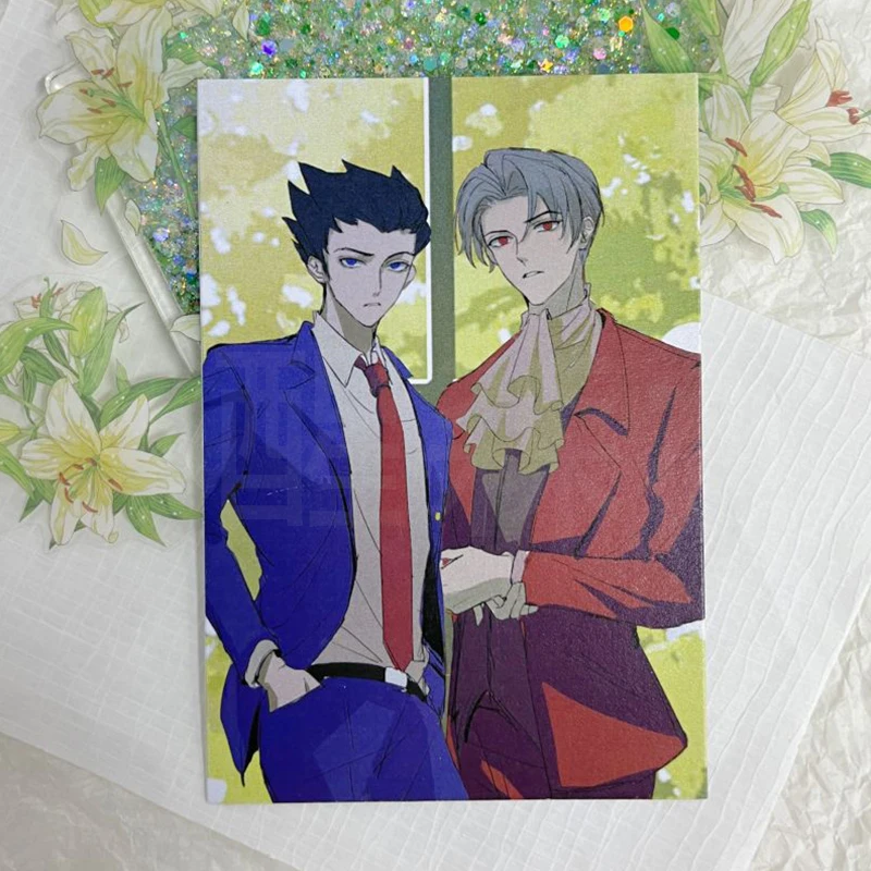 Аниме Miles Edgeworth Ace Attorney Phoenix Wright акриловый брелок для косплея подставка фигурка