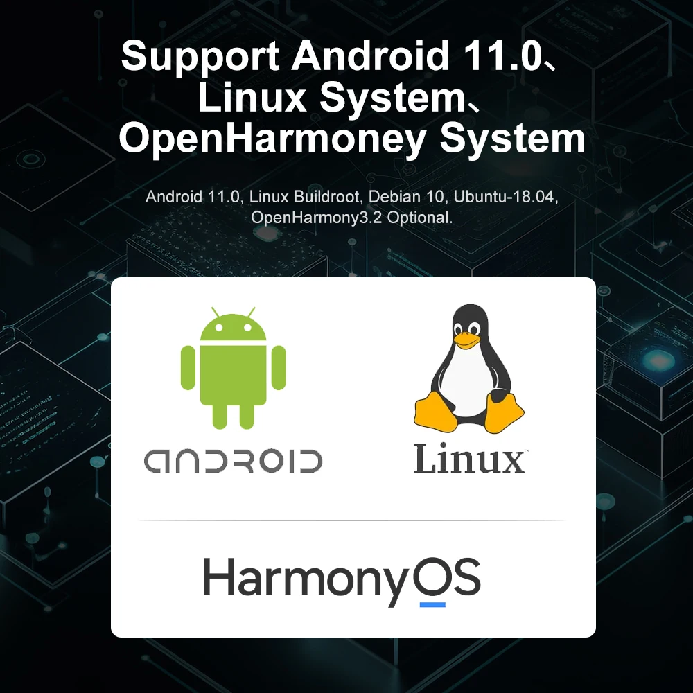 Android Rockchip RK3566 Процессор ARM Мини-материнская плата 2/4/8 ГБ ОЗУ DDR4 WiFi Bluetooth BLE SBC
