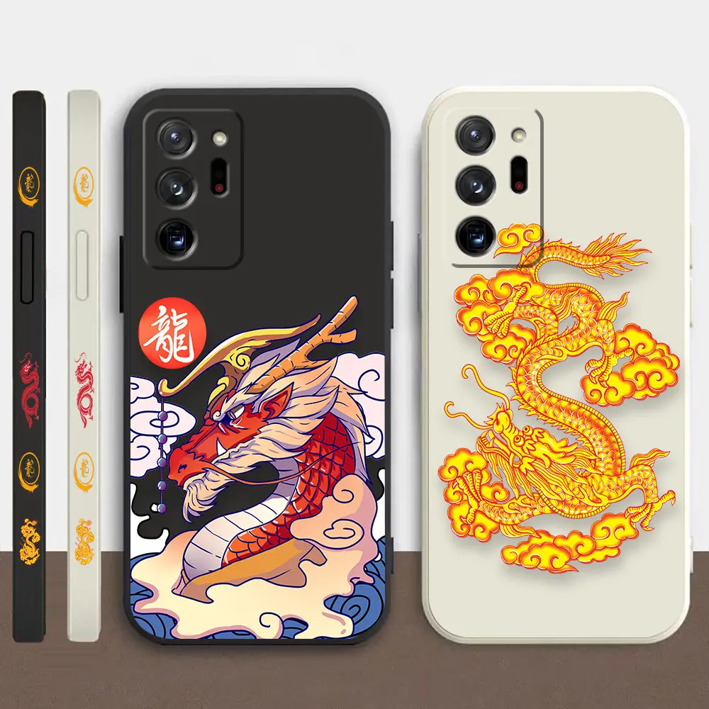

Case For Samsung A50 A30 A10 A14 Note 20 10 9 M32 M22 M12 M32 A50S A20 Pro Plus Lite Ultra 4G 5G Case Dragon Tattoo