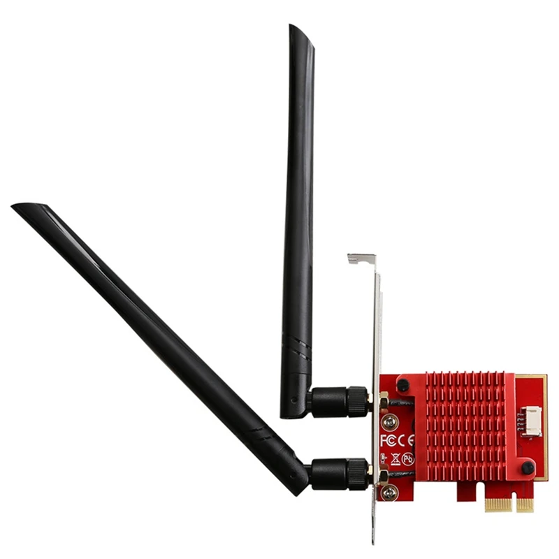 

Wifi6e Wireless Network Card AX210 Tri-Band Gigabit 6G Network Card Bluetooth 5.2 Desktop Network Card Adapter