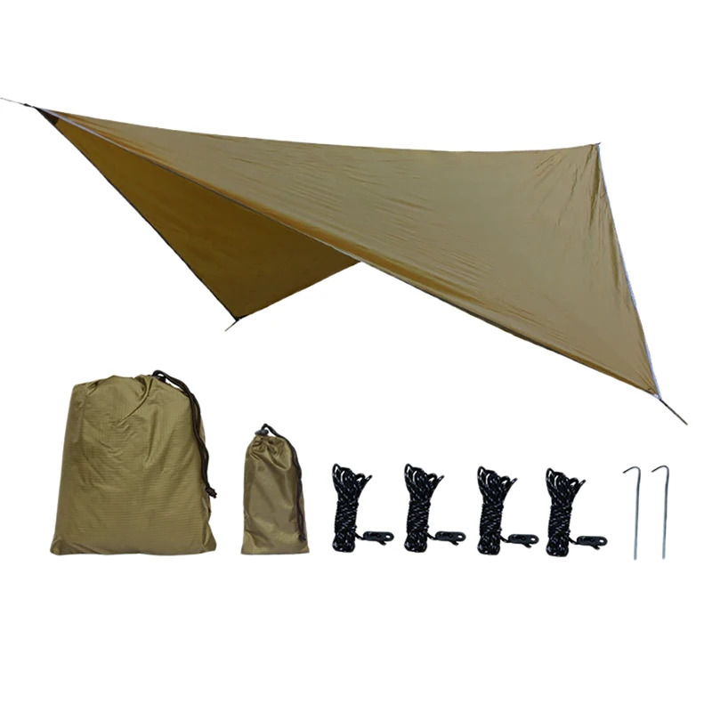 

Camping Tarp Tent Shade Outdoor Camping Hammock Waterproof Fly UV Garden Awning Canopy Sunshade