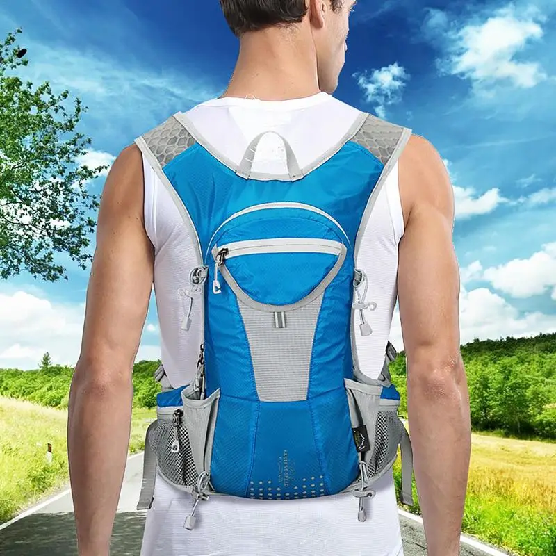 12L Bike Backpack Cycling Backpack With Multiple Compartments Lightweight Hiking Camping Ski And Snow Backpack For Men Women And