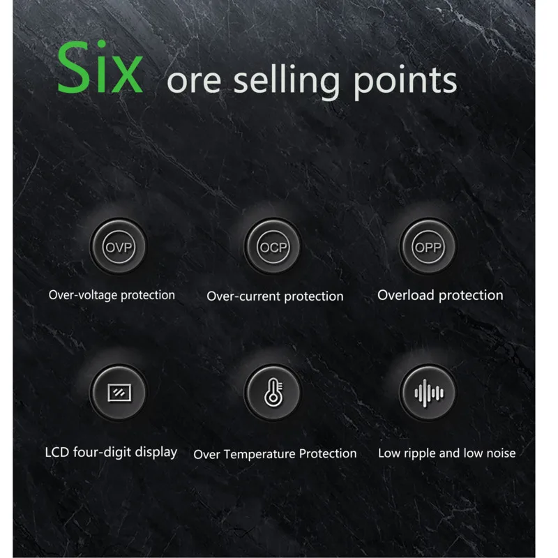 Новейший OCP DC Регулируемый лабораторный источник питания Выходной переключатель