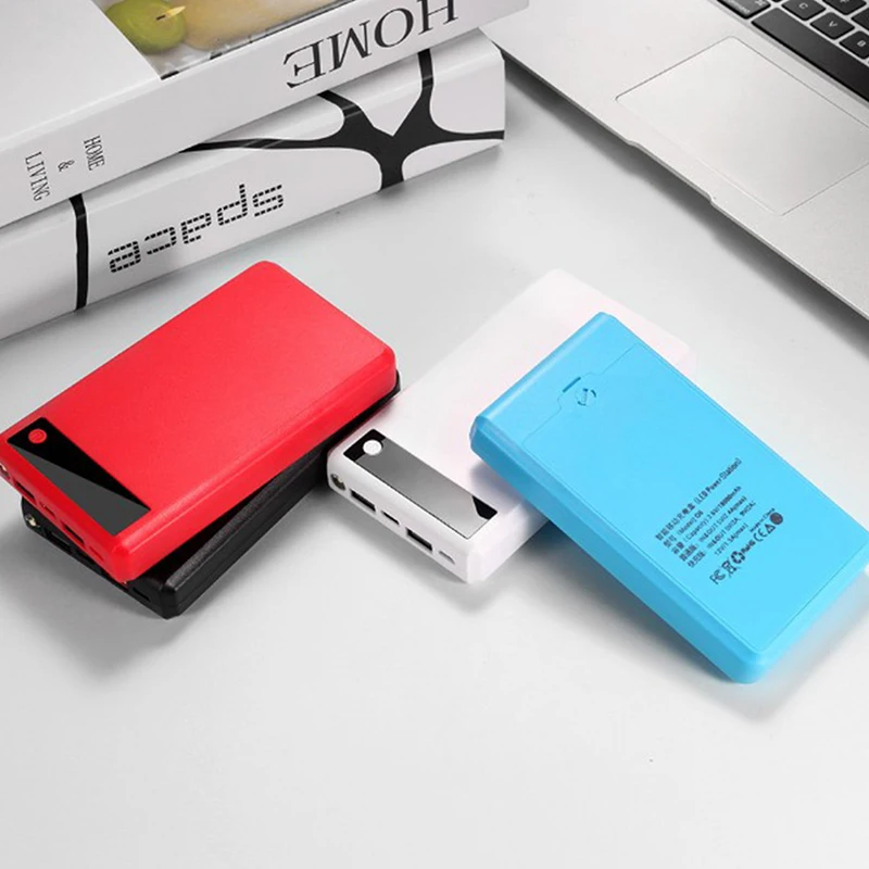 Зарядное устройство для аккумулятора 18650 6 шт. внешний аккумулятор коробка