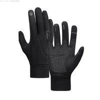 skiing gloves autumn winter men women gloves outdoor sports warm thermal fleece running touch cold waterproof windproof glove b